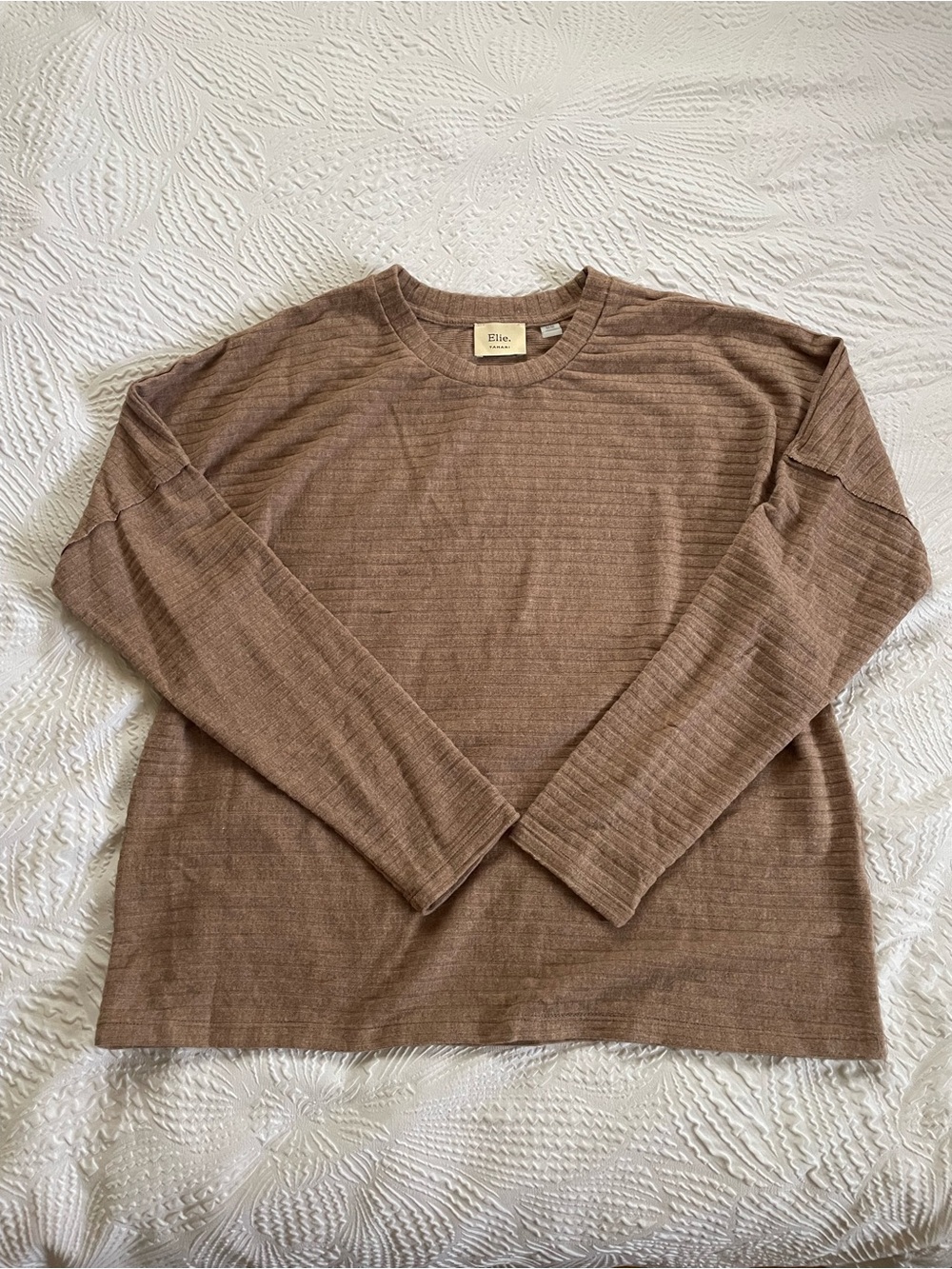 Elie Tahari- Tan Sweater